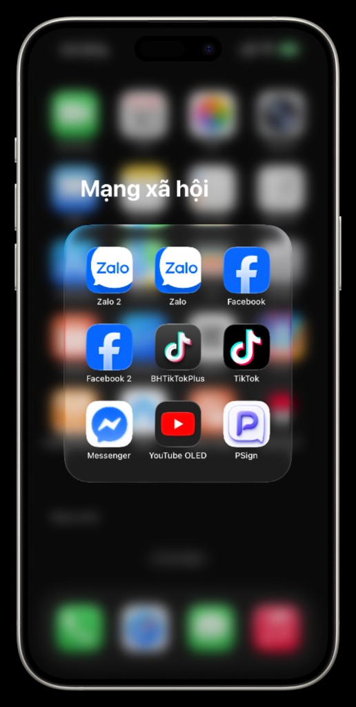 Cloned apps folder on iPhone with PSign